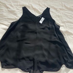 Flowy Black Lane Bryant Blouse